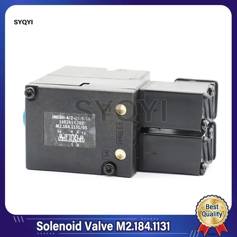 1 PCS Heidelberg Solenoid Valve M2.184.1131 JMEBH-4/2-QS-6-SA M2.184.1131/05 For CD102 SM102 Pringing Machine