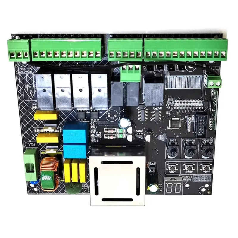 [LXYA68Z!] Controller Card For 220V AC Universal Swing Gate Opener AC Motor Pcb Circuit Board ID310 Linear Motor Actuator System