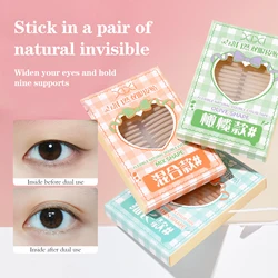 200/240/400Pcs/box Big Eyelid Tape Sticker Double Fold Self Adhesive Eyelid Tape Stickers Makeup Clear Invisible Fallen Eyelids