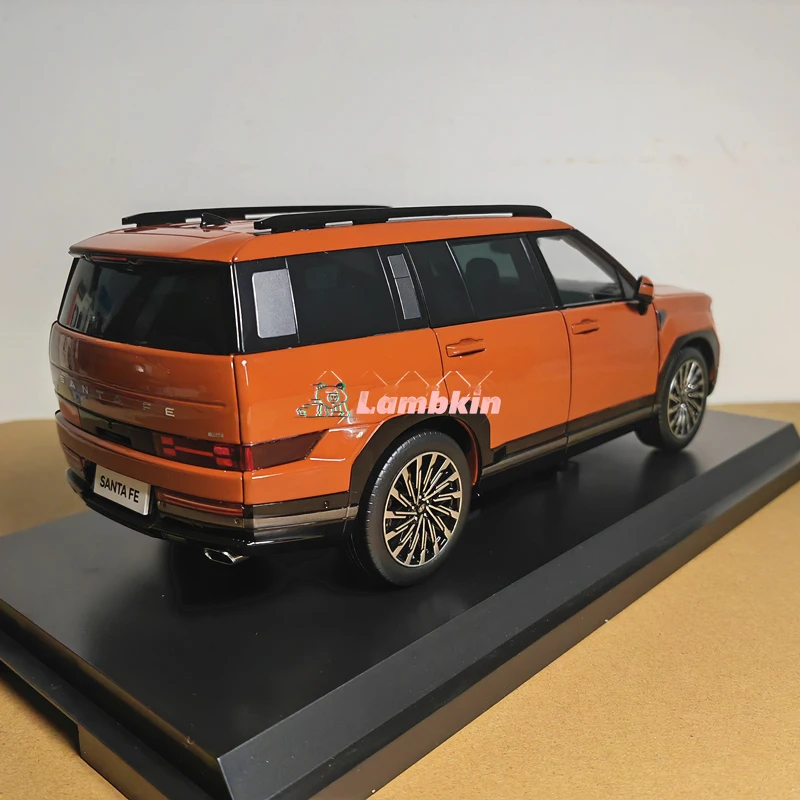 Original 1:18 Beijing hyundai fifth generation Shengda car model SANTA FE SUV alloy simulation car model