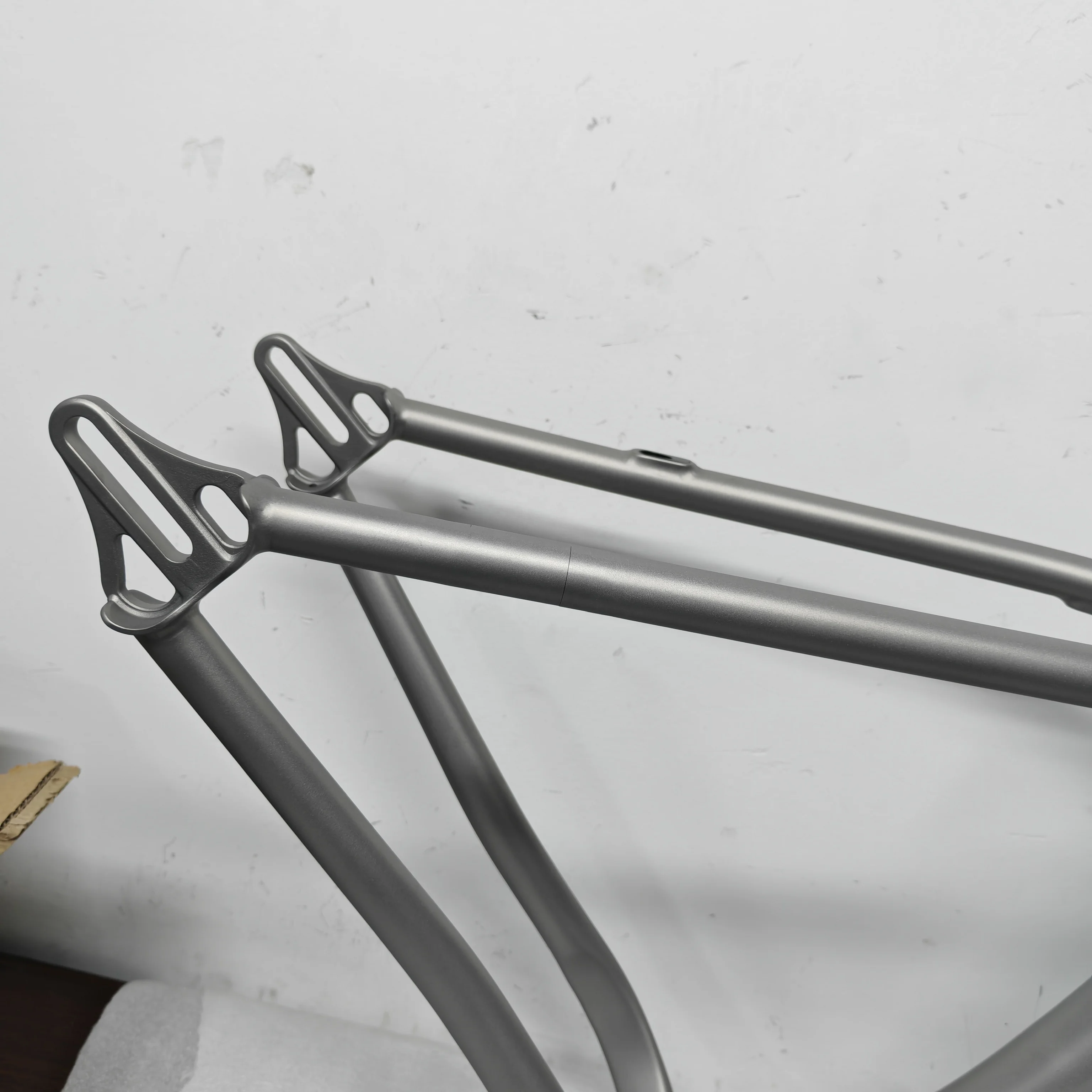 Pinion P1.18 Titanium Bike Frame with 18 Speed Internal Gearbox Bottom Bracket