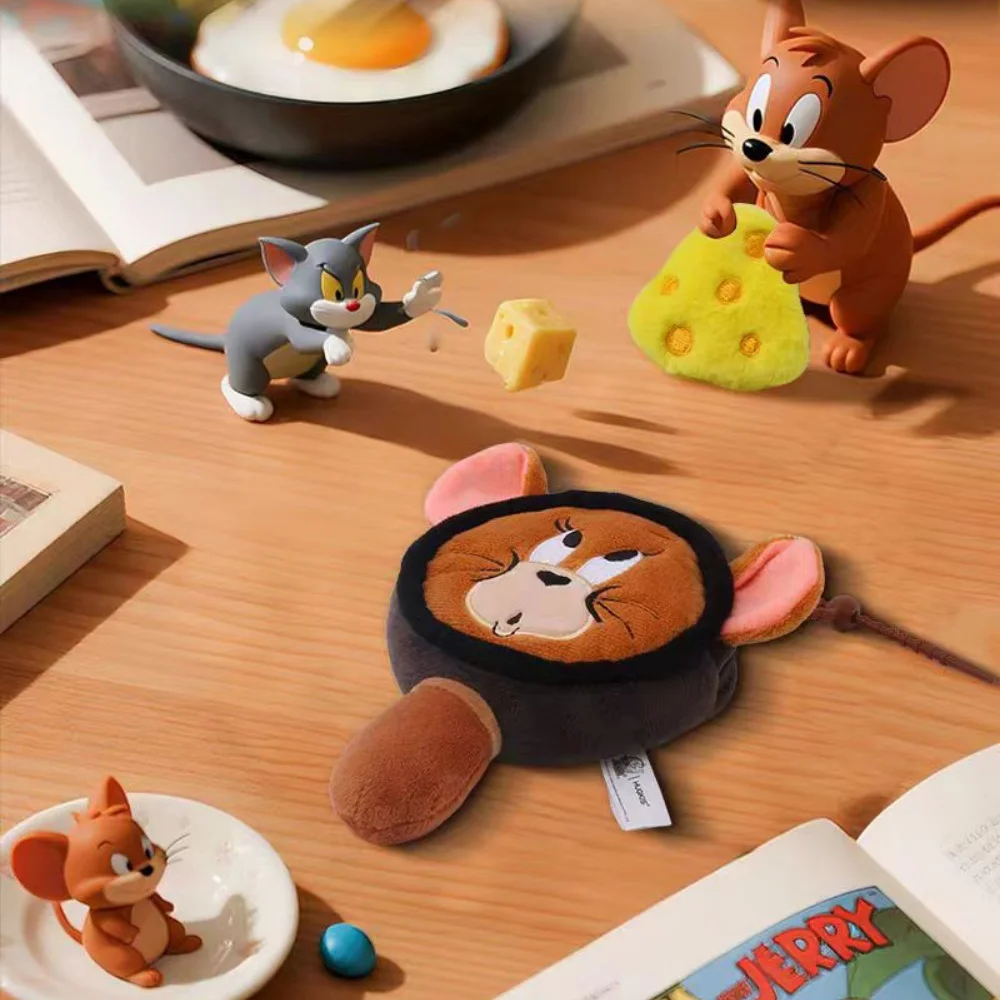 本物のトムとジェリーフライパンシリーズぬいぐるみ財布かわいい学生通学装飾人形おもちゃ女の子クリスマスギフト