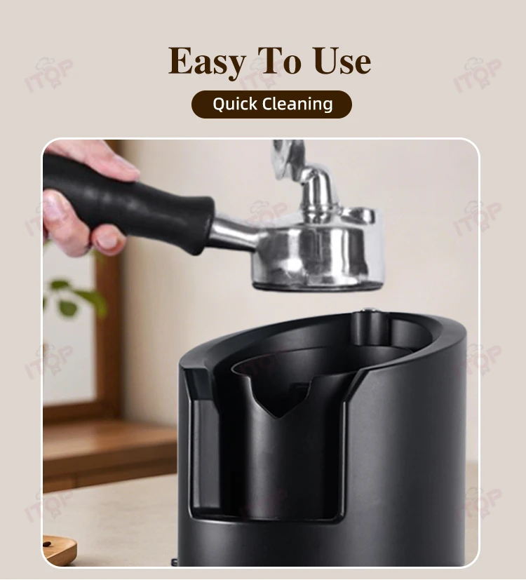 ITOP CPCR-2 nettoyeur de porte-filtre 58mm nettoyeur de porte-filtre à café expresso électrique Commercial pour café café Type de dessus de Table