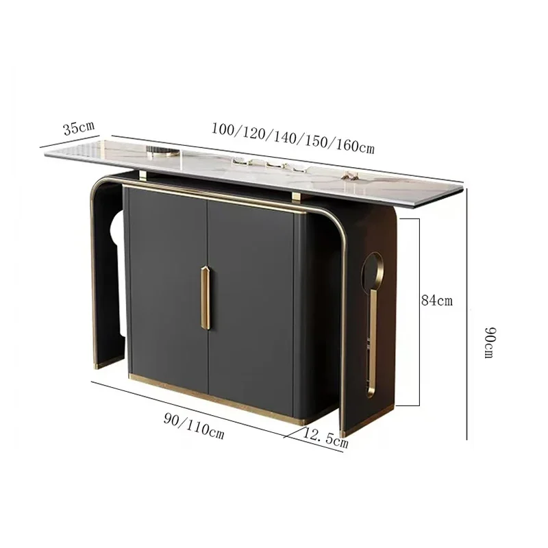 Modern Minimalist Console Table Luxury Entrance Hall Nordic Design Console Table Trendy Beauty Tisch Wohnzimer Furniture