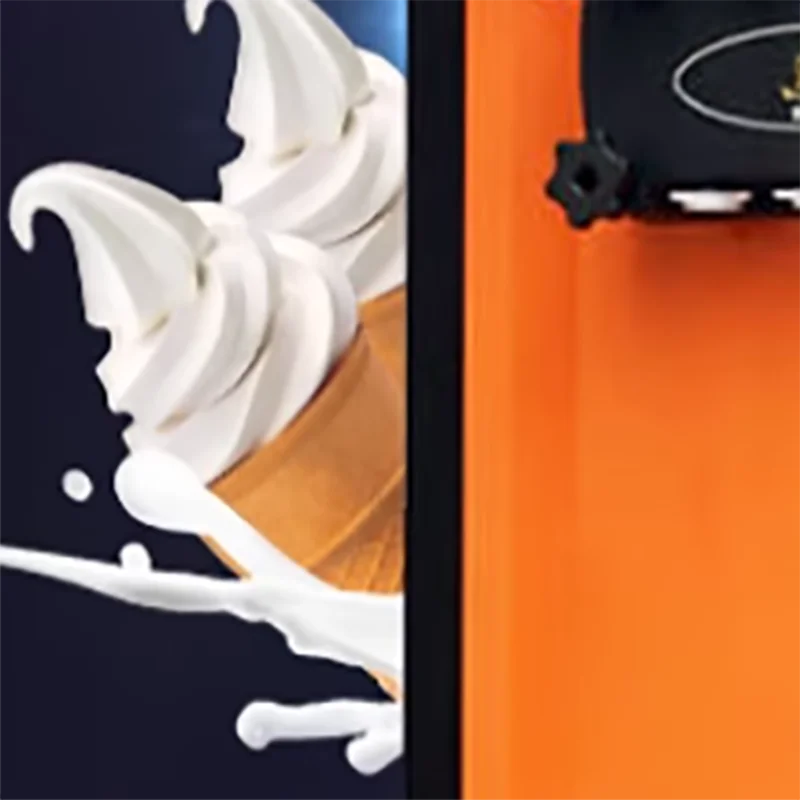 Hot Sale Rainbow Table Top Soft Serve Ice Cream Machine