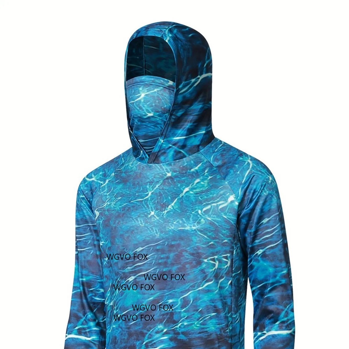 قميص صيد رجالي بغطاء للرأس وأكمام طويلة، سريع الجفاف للحماية من الشمس، ملابس رياضية صيفية قابلة للتنفس جاهزة للشحن