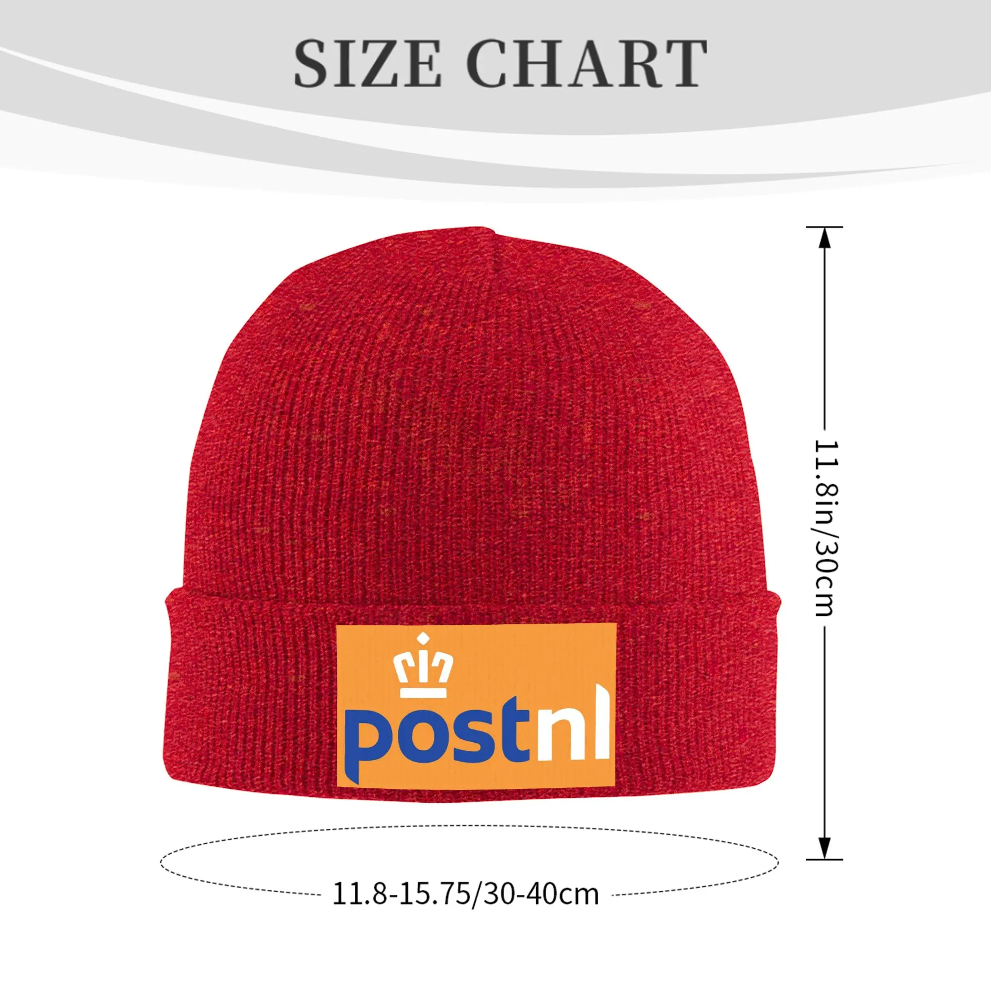 PostNL Logo Print Graphic Winter Skullies Beanies Hat Warm Autumn Knitted Hats Bonnet Caps for Women Men