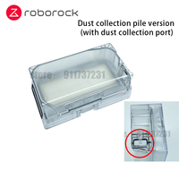 NEW Original Roborock S7 MaxV Plus / Ultra Dust Box With Filter Parts Robot Vacuum Cleaner Dustbin Washable Filter Accessories