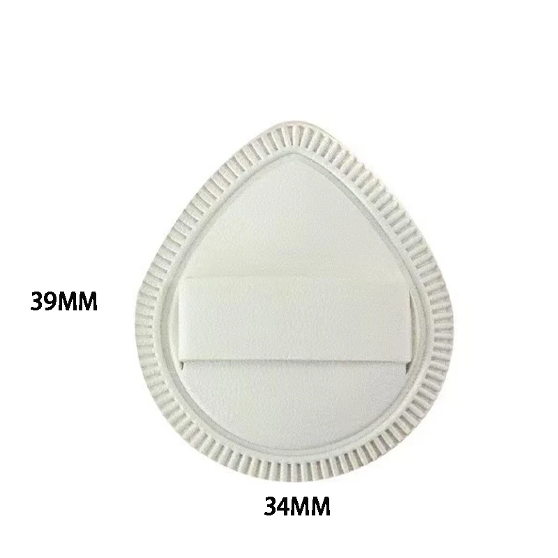 3 pezzi di soffio di polvere per dita a forma di lacrima, strumenti per correttore, fondotinta liquido, fard, strumenti per soffio di polvere