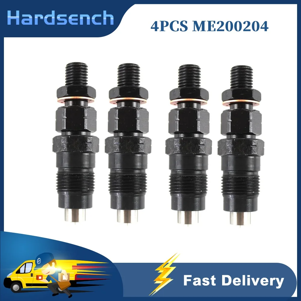 4PCS Per Set Diesel Fuel Injector ME200204 for Mitsubishi L200 4M40 Engine Common Rail Injector