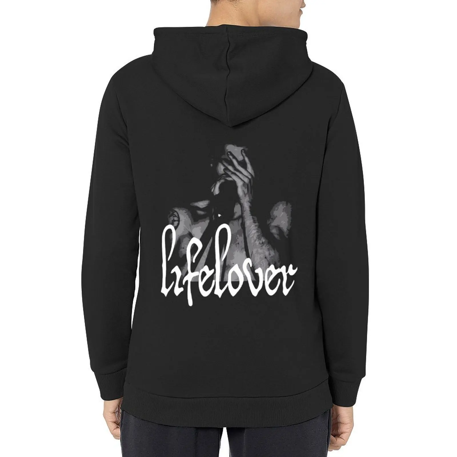 

Lifelover Band Lead Hoodie autumn jacket men korean clothes hooded shirt men's autumn clothes new hooded tee