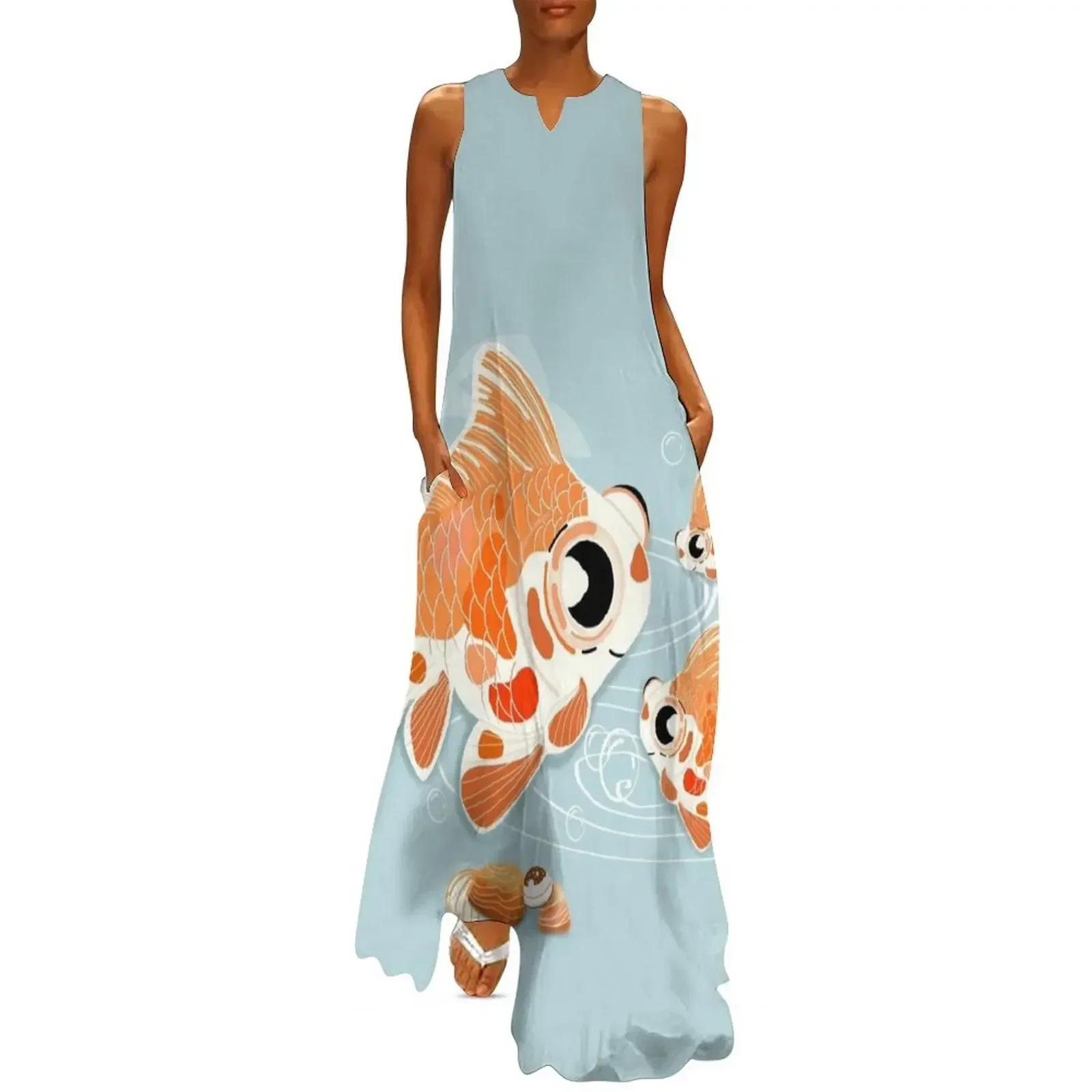 

Goldfish Long Dress women's clothing trend 2025 dress women elegant luxury beach dress