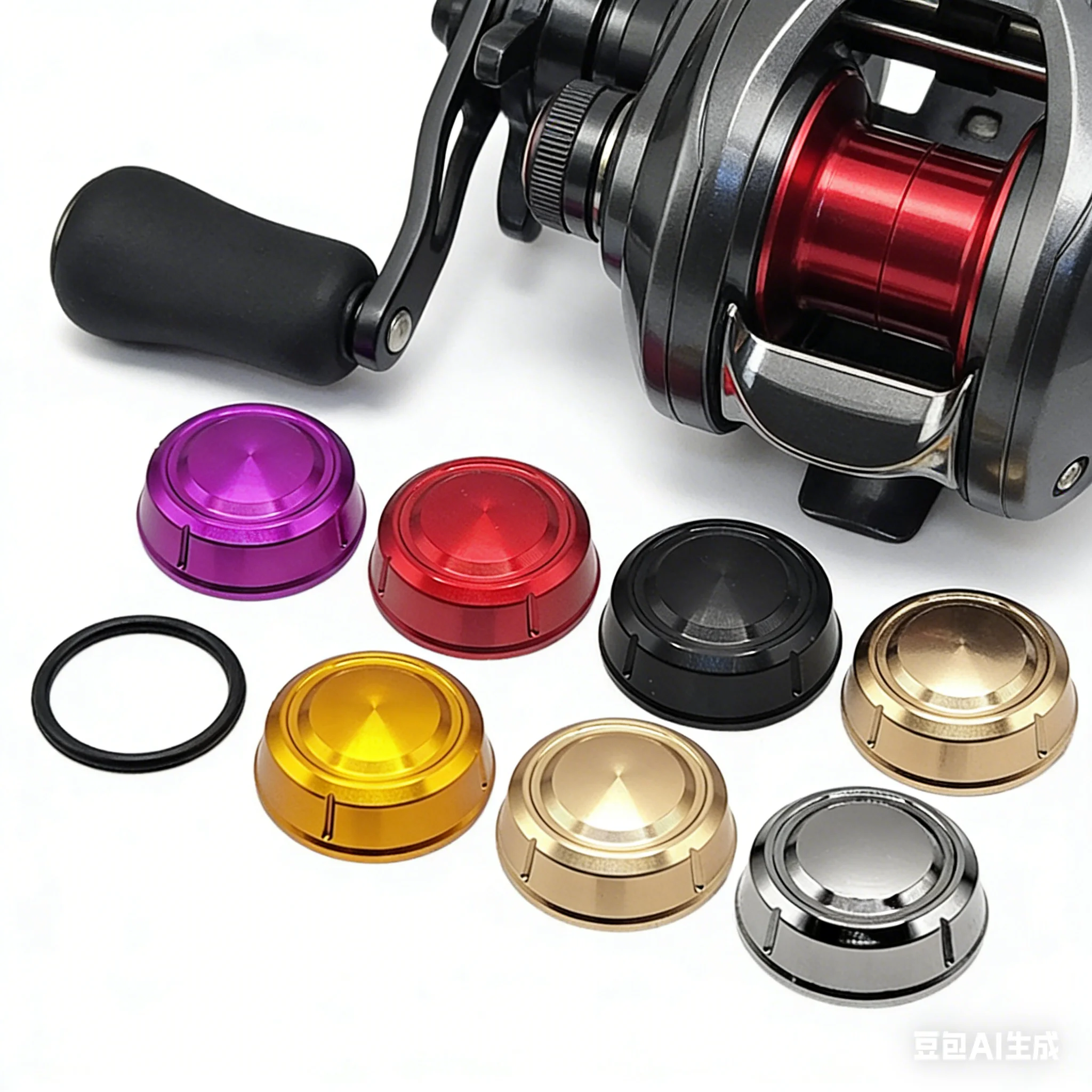 Cubierta de manivela para carretes de spinning ULTEGRA y NEXAVE, perilla de freno metálica fina para carretes de pesca, accesorios de pesca