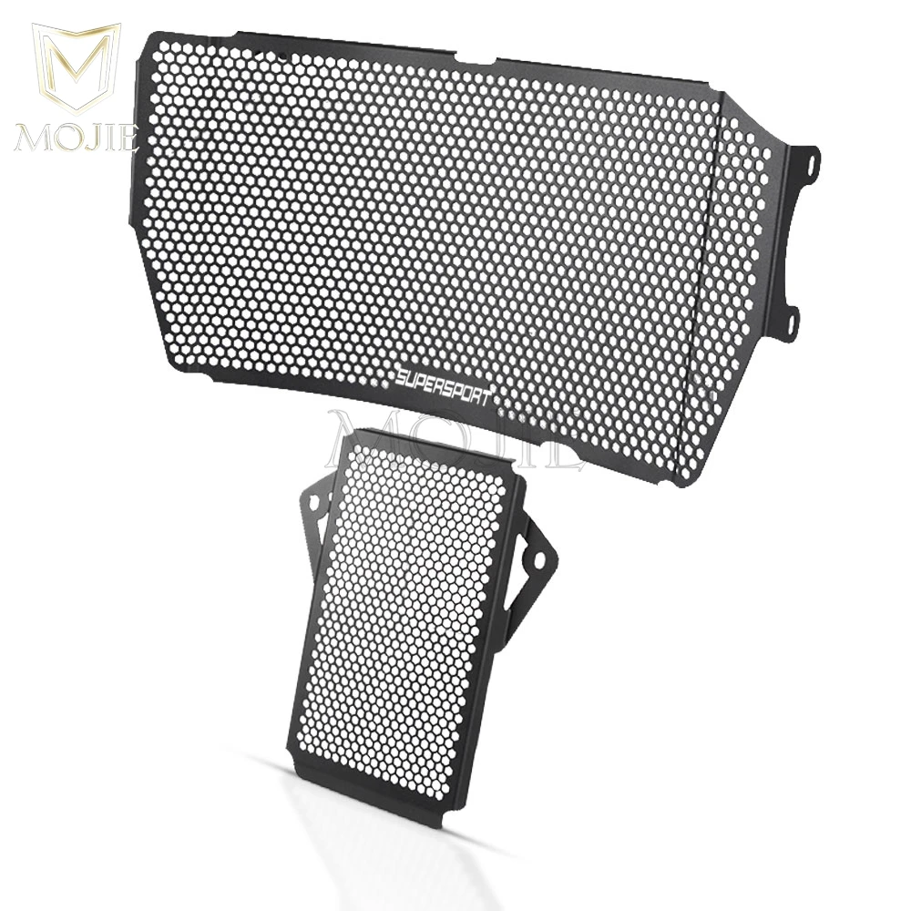 ل Ducati SuperSport SUPERSPORT S 939 939S 950 950S 2017-2023 2024 2025 2026 دراجة نارية المبرد الحرس ومجموعة حماية مبرد الزيت