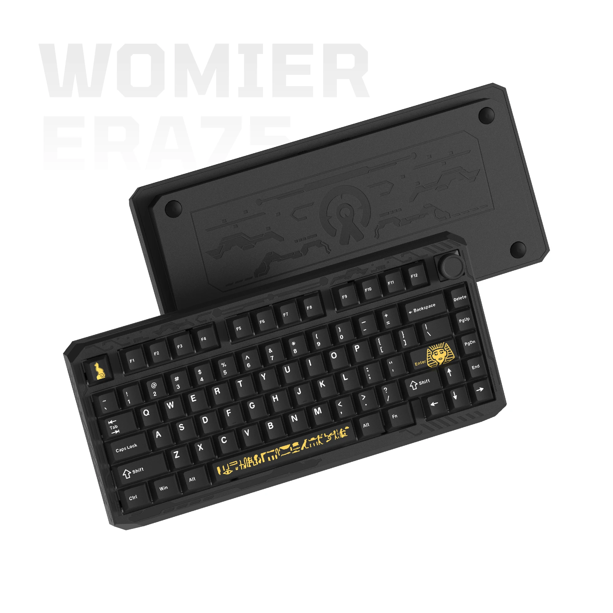 

WOMIER ERA75 75% VIA Support Wireless Aluminum Mechanical Keyboard 3-Mode Gasket Hot Swappable Keyboard for PC Computer Laptop