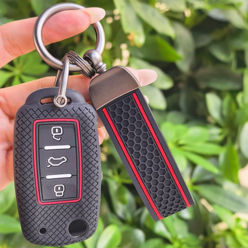 Car Key Case Cover Key Bag for Volkswagen VW Golf 3 4 5 6 Mk4 Mk6 Passat B5 B6 B7 B8 Cc Polo Tiguan Mk2 Touran Jetta 6 Bora Mk6