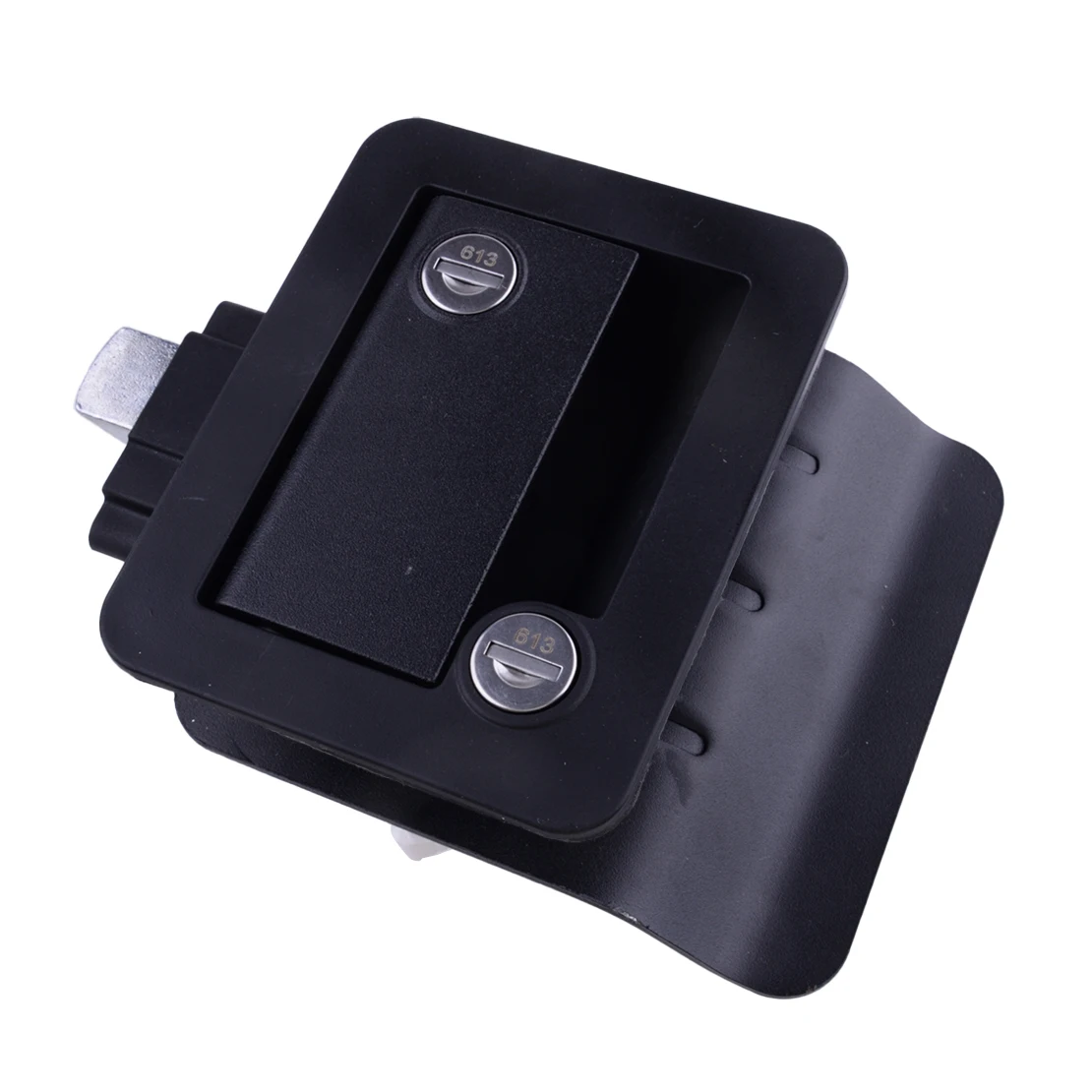 

Комплект замков для входной двери автодома/прицепа: ручка-защелка, ручка-кнопка, засов