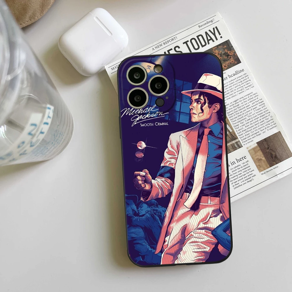 FOR IPhone 13 Pro Max Michael Jackson Phone Case FOR IPhone 14 12 13 7 8 Plus X SE 2020 XR 11 12 Mini XS MAX Covers