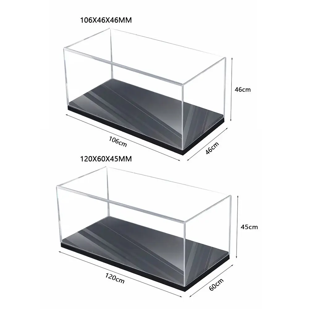 1/64 Diecast Model Car Display Box Durable Dustproof Acrylic Box Holder Transparent DIY Display Rack Toy Figures