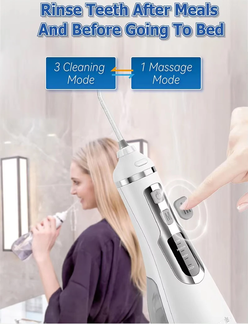 

Путешествующий домашний ирригатор для воды, беспроводная зубная нить, ирригатор для полости рта, портативный водонепроницаемый очиститель зубов, чистка зубов