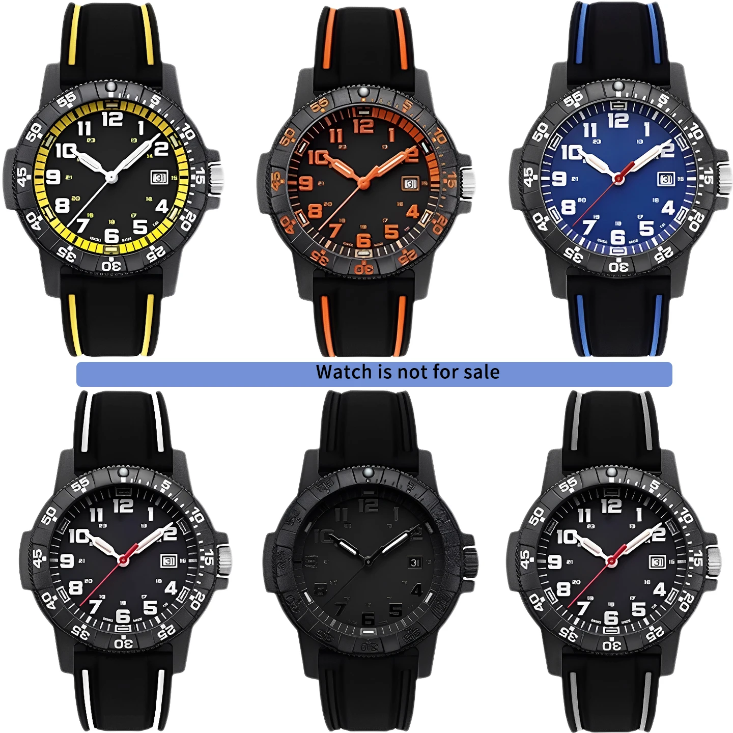 Pulseira de relógio de silicone de mergulho de 22mm para luminox xs.0321/xs.0333 para breitling tag heuer pulseira esportiva masculina pulseiras de relógio