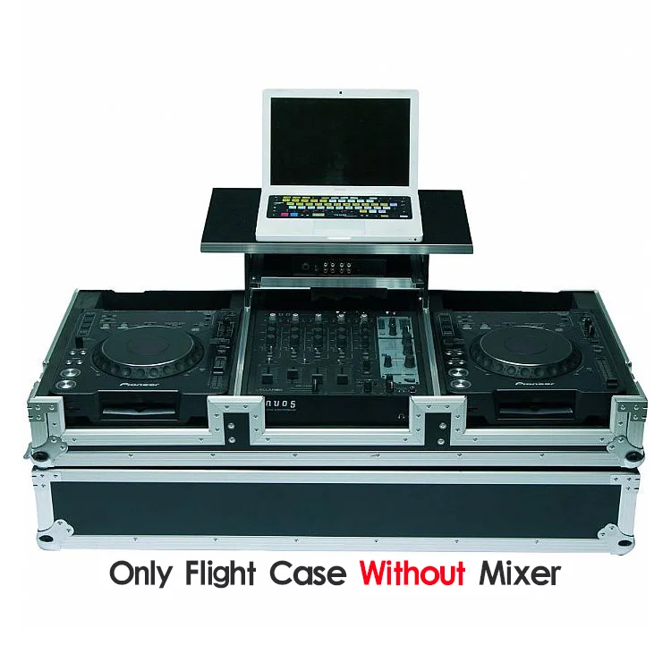 Pioneer DJM-900NXS2 Mixer DJ Coffin Flight Case with Two CDJ-3000 Multiplayers