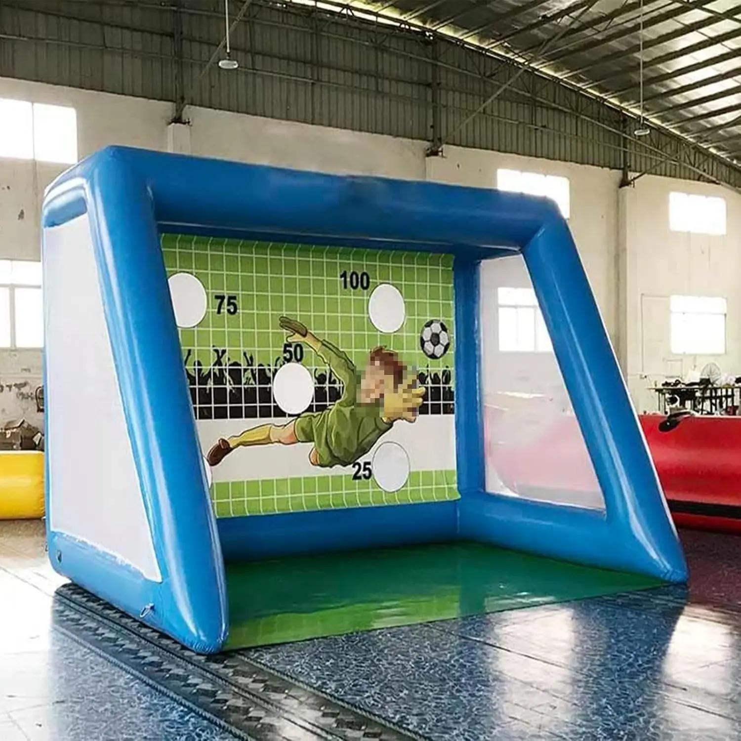 Outdoor Sports Game Inflatable Soccer Dart Board Inflatable Football Game