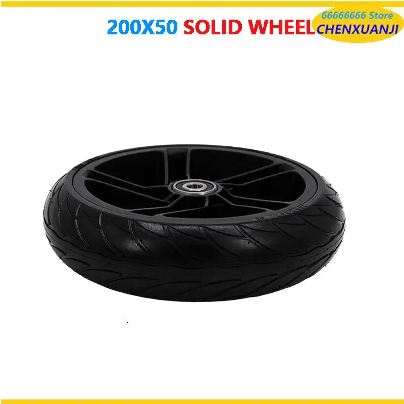 

Премиальные цельнолитые резиновые шины и колеса 200x50, разработанные специально для 8-дюймовых электросамокатов.