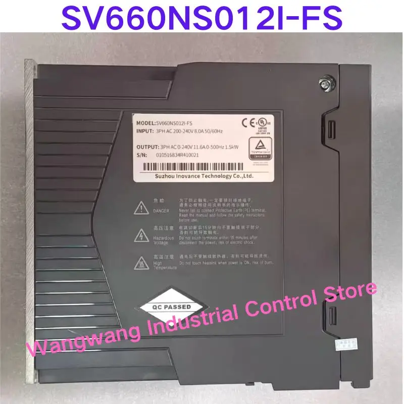 اختبار مستعمل موافق، محرك 1.5 كيلو وات: SV660NS012I-FS