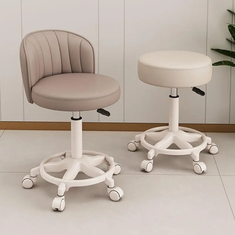 

Beauty stool lifting rotating pulley round stool large industrial chair master chair manicure makeup home beauty salon special