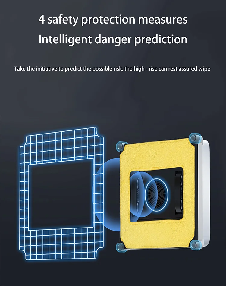 Vakum Robot Pembersih Jendela 2022 Dengan Kontrol Aplikasi Alat Pembersih Jendela Otomatis Untuk Pembersihan Kamar Mandi Ubin Kaca Windows