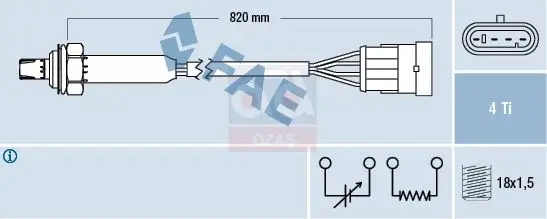 Store code: 77184 for LAMBDA sensor VECTR A.B 2.0 16V * X20XEV * (P1)