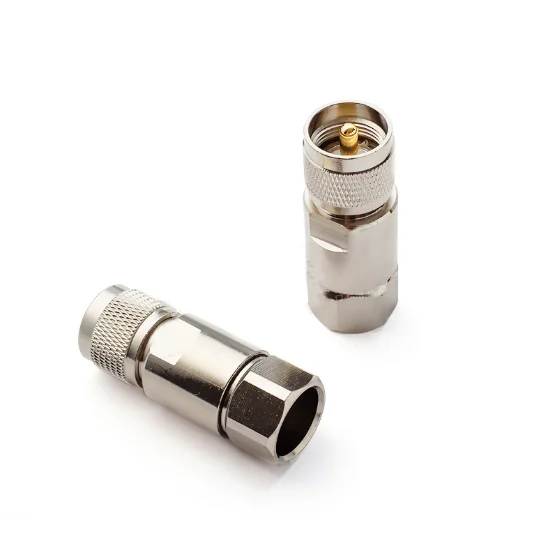 

5pcs UHF Male PL259 for 50-12 1/2 "corrugated lines to connector Adapters