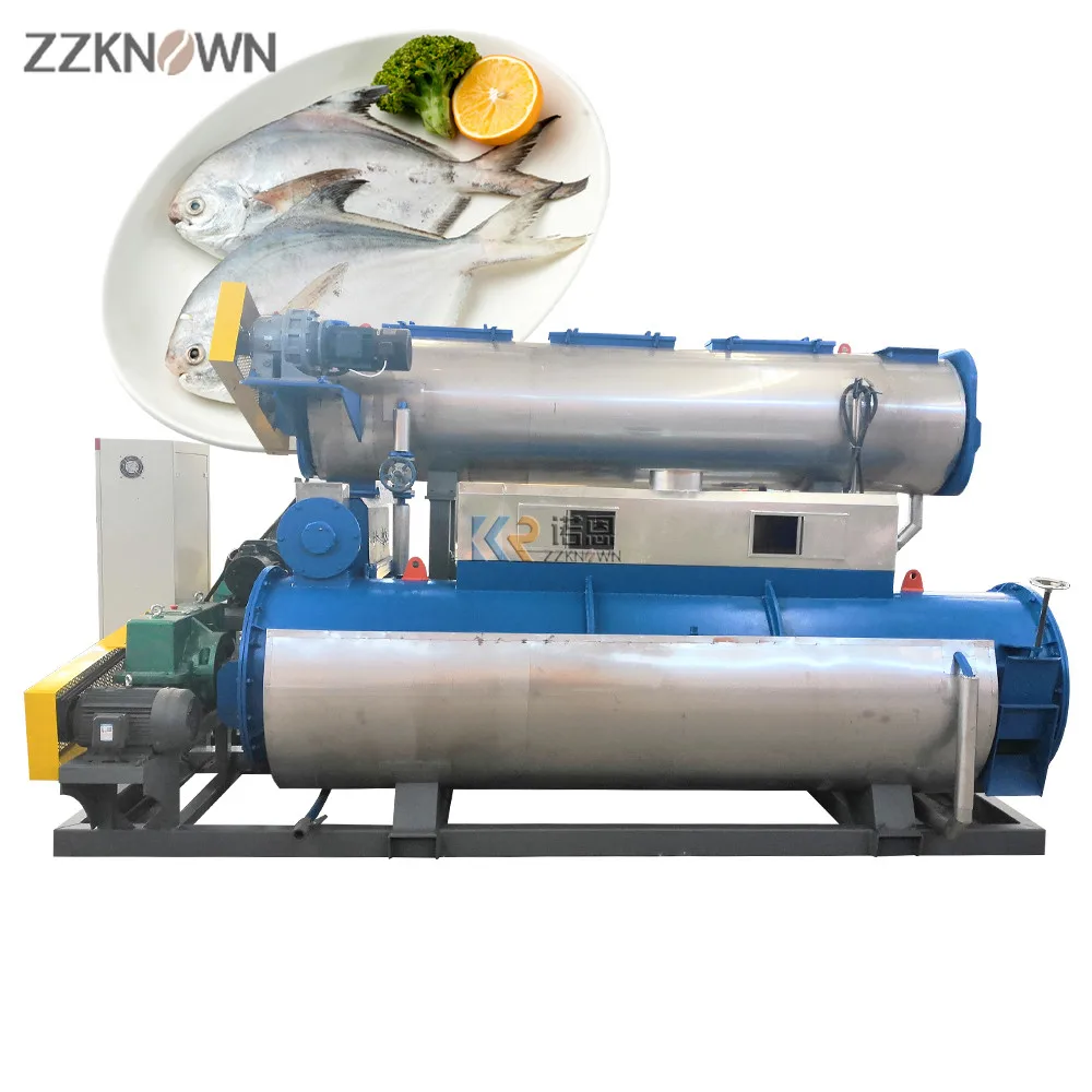 

Fish Meal Making Machine Bone Powder Production Line 300kg Fish Feed Extruder Machine Fish Waste Grinder Processing Equipment