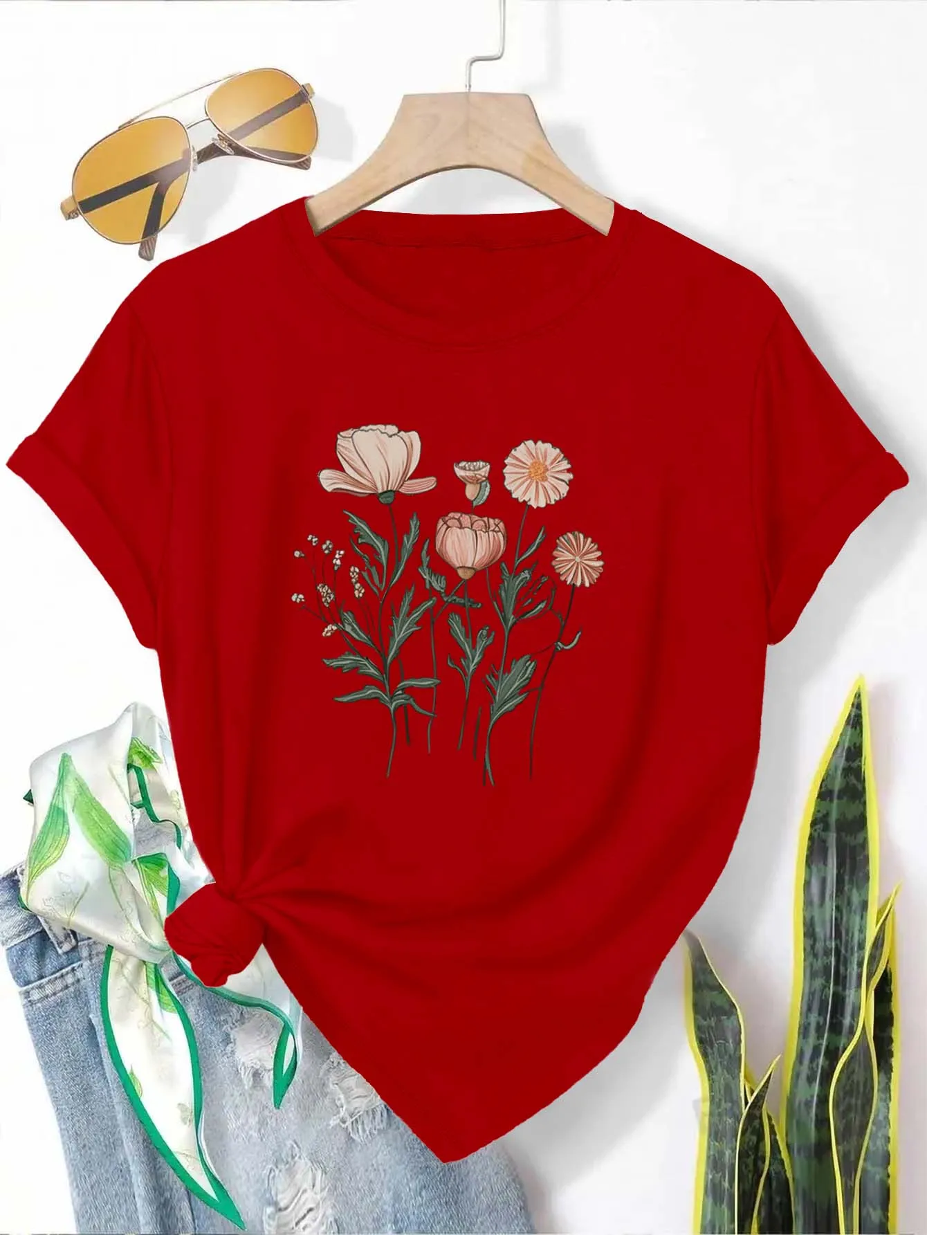 تصميم زهور عصرية بمقاس كبير مثالية للسيدات الذين يبحثون عن سحرًا وأسلوبًا عصريًا في الحياة اليومية #4