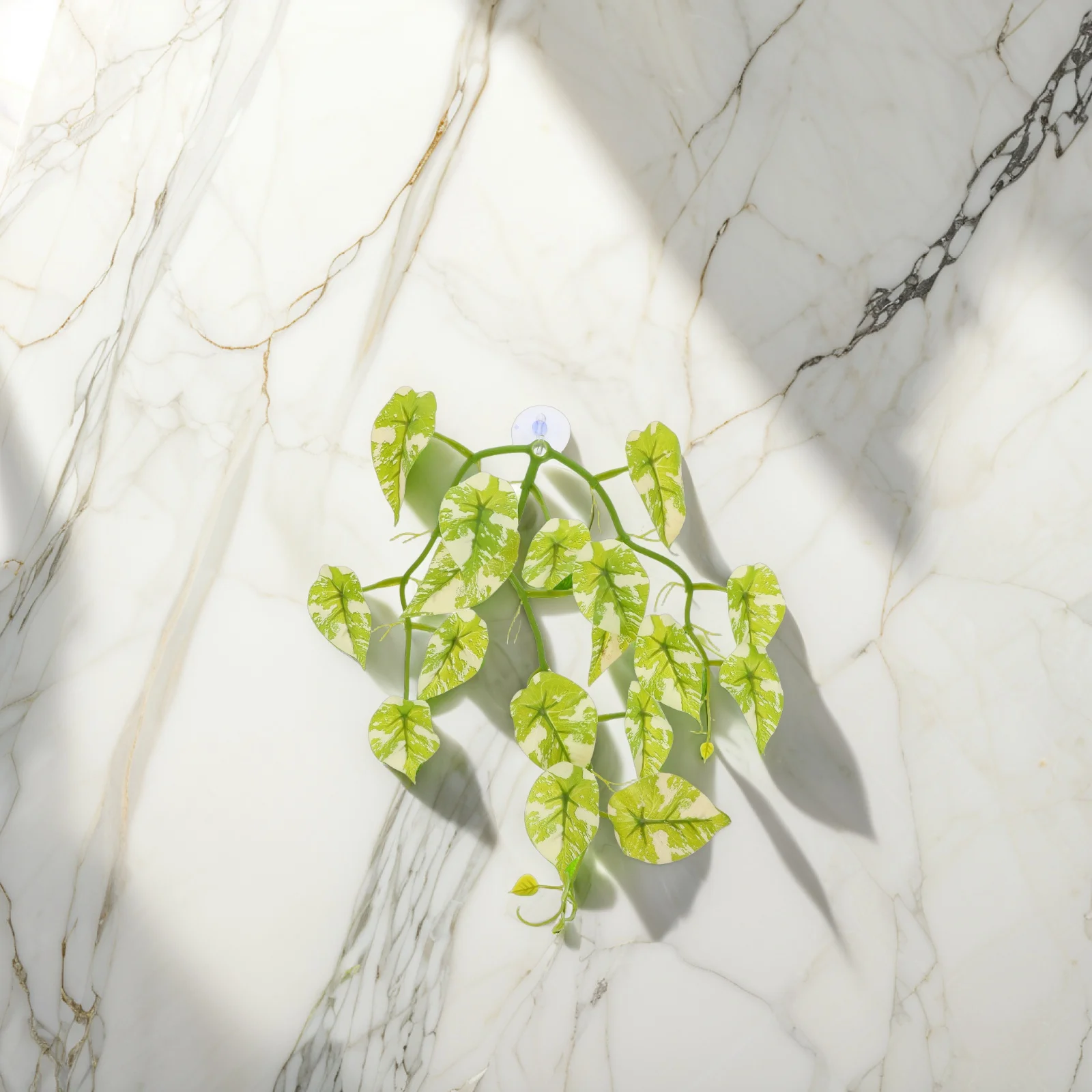 

Realistic Reptile Tank Plants Suction Cup Artificial Turtle Tank Hangings Reptile Habitat Decorations Terrarium Climbing Plants