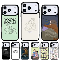 Funda iPhone Young Royals Simon y Wilhelm, carcasa trasera