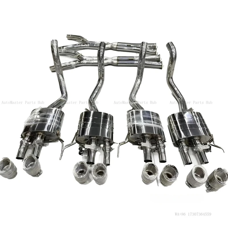 

Exhaust Pipe Modified Mid - Back Valved Exhaust Pipe Suitable for Chevrolet C7 6.2L 2014 - 2019 Models