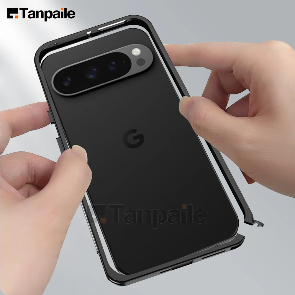 

for Google Pixel 10 Pro XL Metal Frame Bumper Bare Machine Heat Dissipation Case for Google Pixel 9A