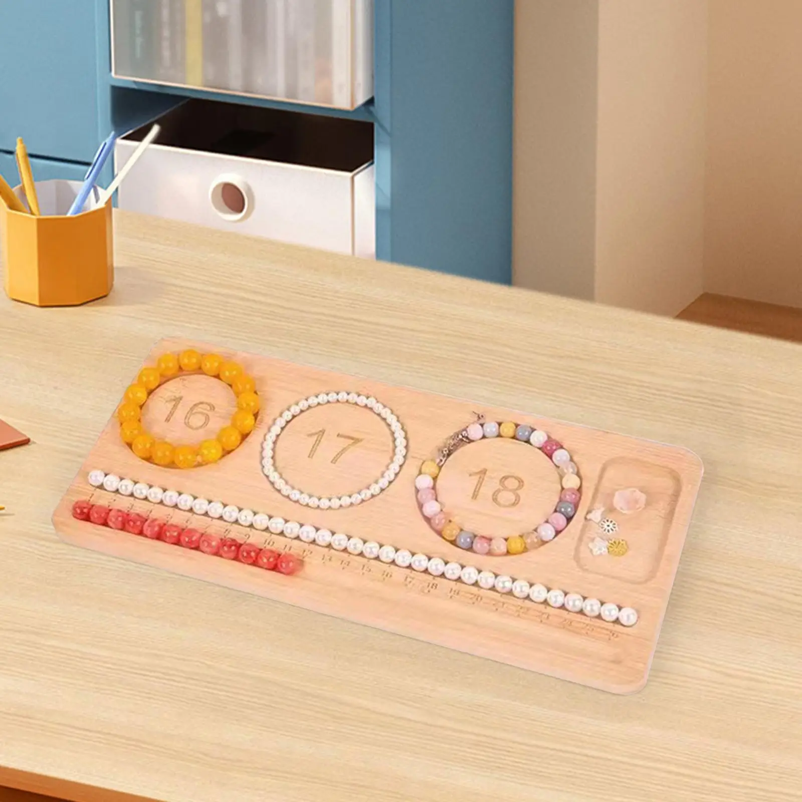 Jewelry Beading Board Mom DIY Jewelry Tray Organizer for Bead Jewelry Bangle