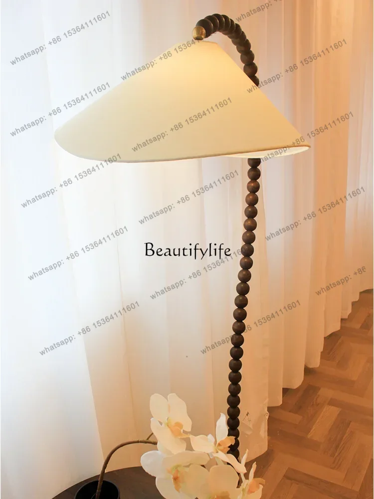 D30*Mid-Ancient Atmosphere French Style Vintage Bauhaus Ash Solid Wood Luminous Object