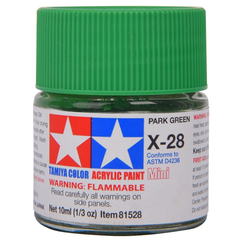 TAMIYA X1-X35 Water-based Fluorescent Panel Liner Paint 10ML for Model Building Fluorescent Ink Panel Line Accent Color
