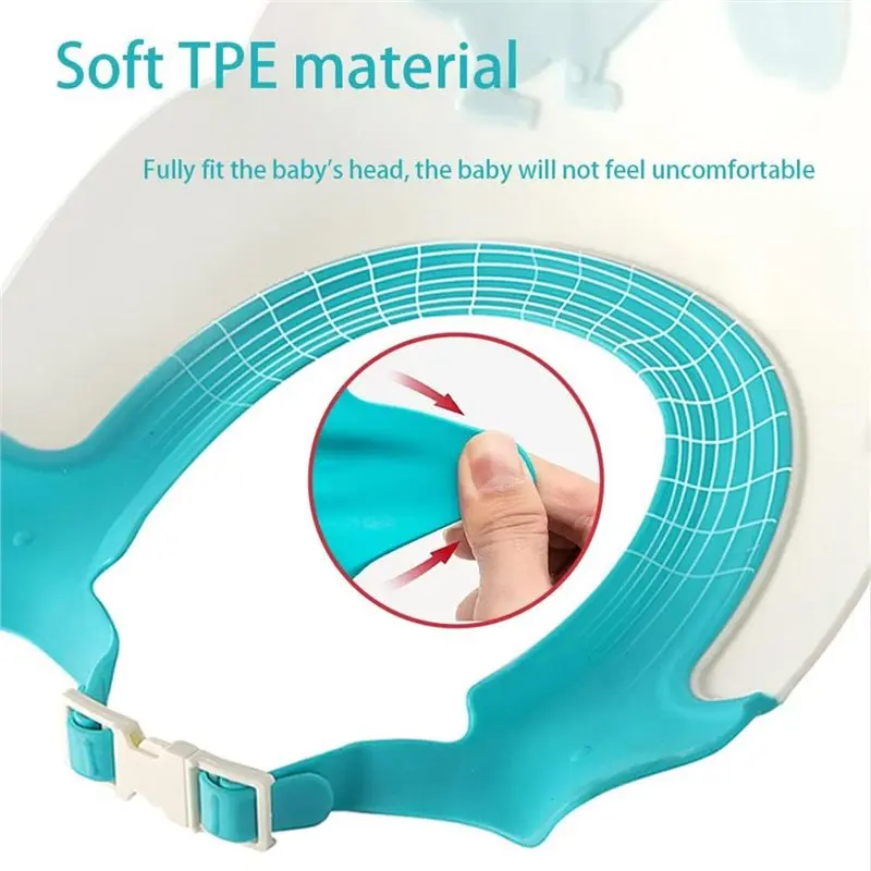 AS96-Baby For Eye And Ear Protection Shower Cap Shield, Visor Hat For Kids 0-9 Years Old Children