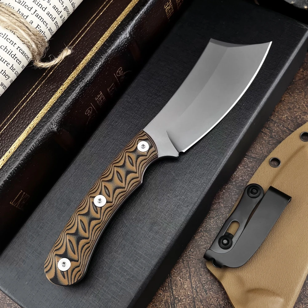 

Multitool Fixed Blade Survival Knife Non-Slip G10 Handle, Durable & Corrosion-Resistant Reliable EDC for Wilderness Tactical