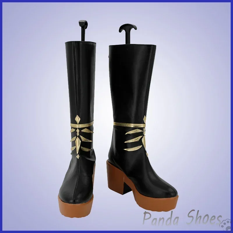 ياكومو نو كرنفال تأثيري أحذية أنيمي لعبة كوس أحذية طويلة نو كرنفال ياكومو تأثيري حلي الدعامة أحذية لحفلة الهالوين