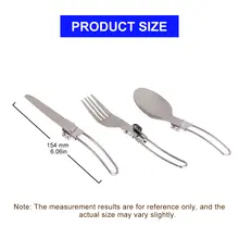 3-piece Stainless Steel Camping Cutlery Set #6
