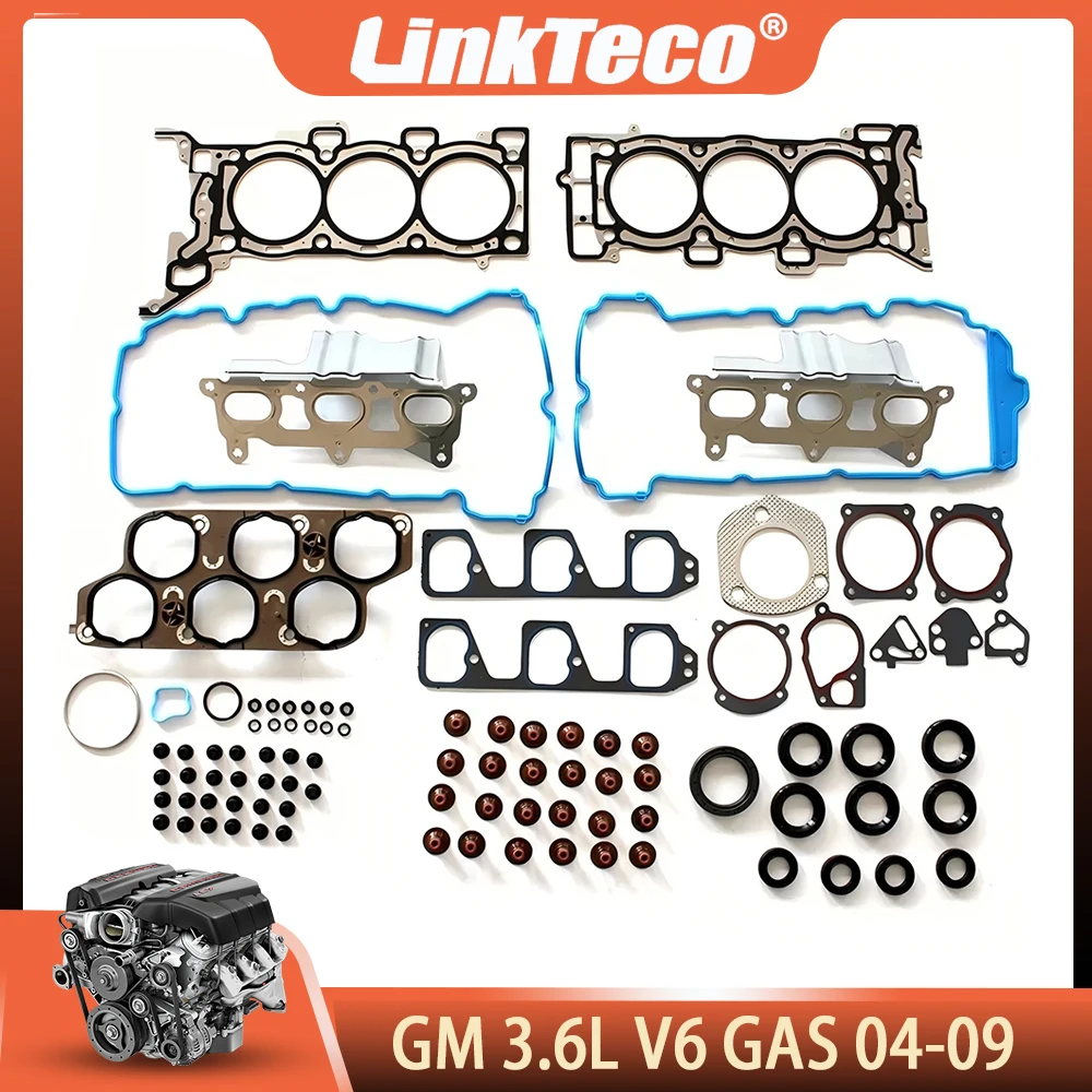 

Engine Parts Cylinder Head Full Gasket Set Fit 3.6L V6 GAS For 04-09 BUICK ALLURE LACROSSE RENDEZVOUS CADILLAC CTS SRX STS