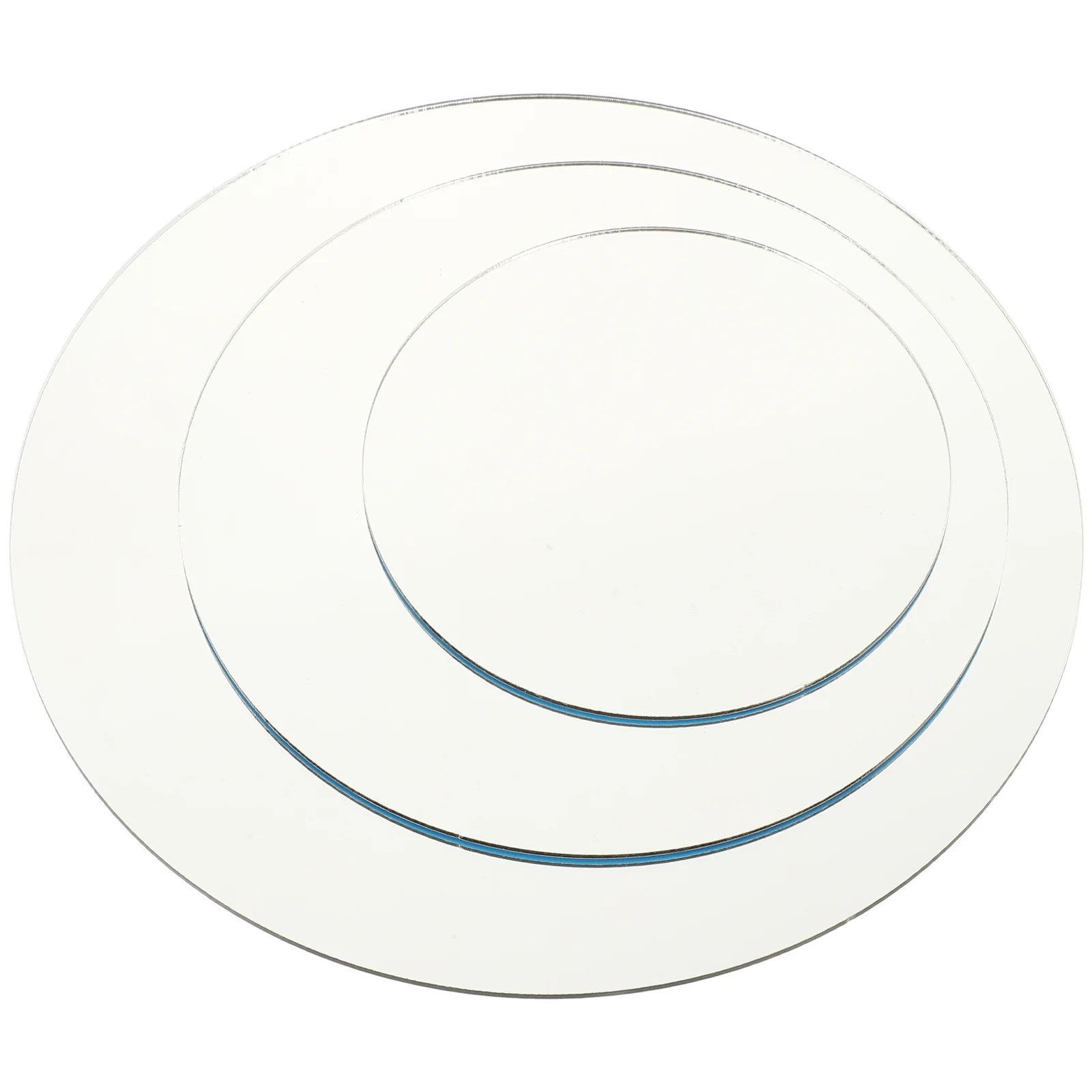 3Pcs Acrylic Mirror Reflection Boards Durable Photography Props Jewelry Cosmetics Electronics Display Photo Backgrounds