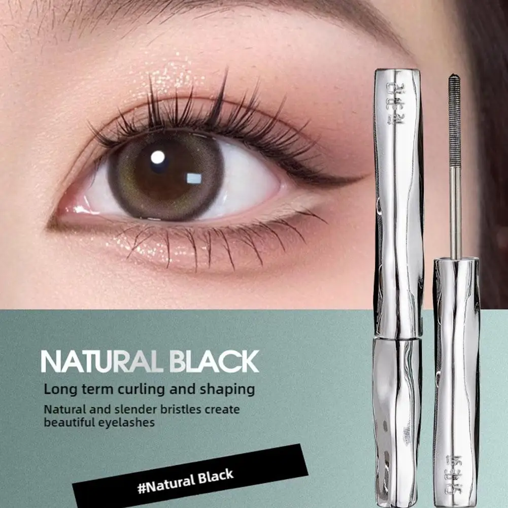 Silky Lengthening Black Mascara Waterproof Volume Mascara Non Waterproof Proof Long Eyelashes And Smudge Fading Lasting V8D5