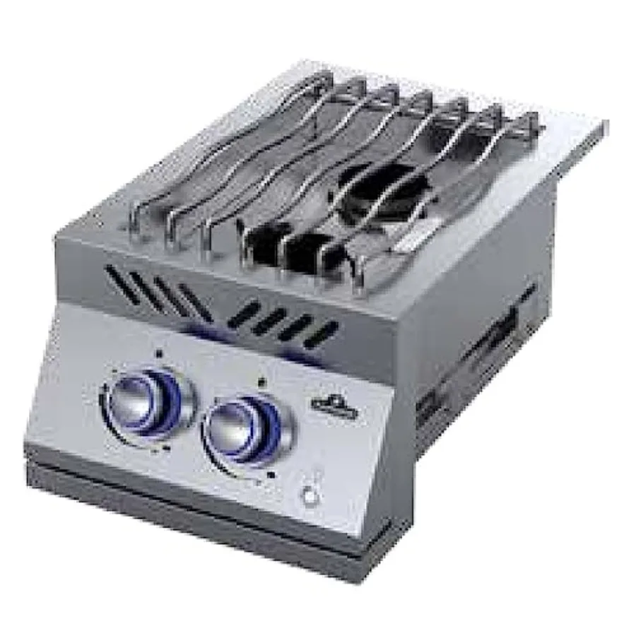 

12-inch Dual Drop-In Range Style BBQ Grill with Marine Grade Stainless Steel Propane Gas JETFIRE Ignition Easy to Light Ergonom